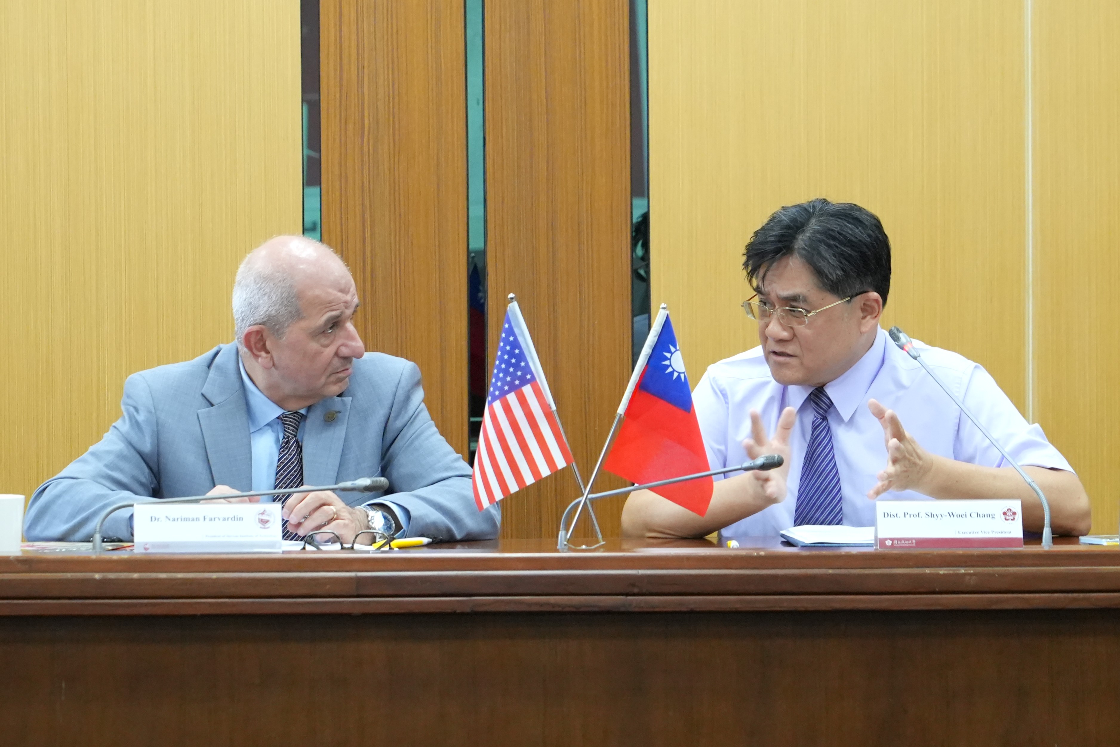 Executive Vice President Shyy-Woei Chang and President Farvardin share their perspectives